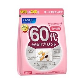 Комплекс витаминов и минералов для женщин старше 60 лет Fancl 60+
