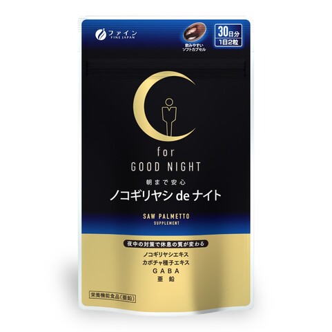 Комплекс для мужчин для улучшения сна и восстановления мочеполовой системы после 40 лет Saw Palmetto de Night Fine Japan