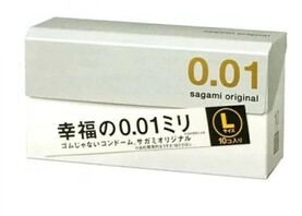 Полиуретановые ультратонкие презервативы Sagami Original 0,01 L
