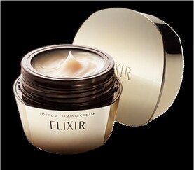 Многофункциональный укрепляющий крем для лица корректирующий морщины Shiseido Elixir Total V Firming Cream 