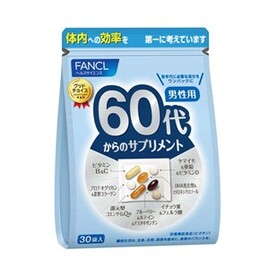 Комплекс витаминов для мужчин старше 60 лет Fancl 60+
