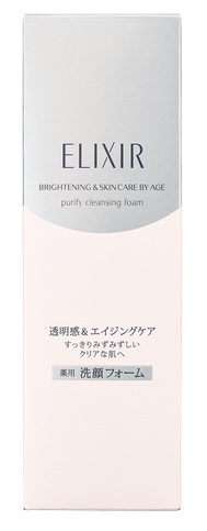 Очищающая пенка для умывания с отбеливающим эффектом Purify cleansing foam Линия Elixir Brightening&Skin Care Age