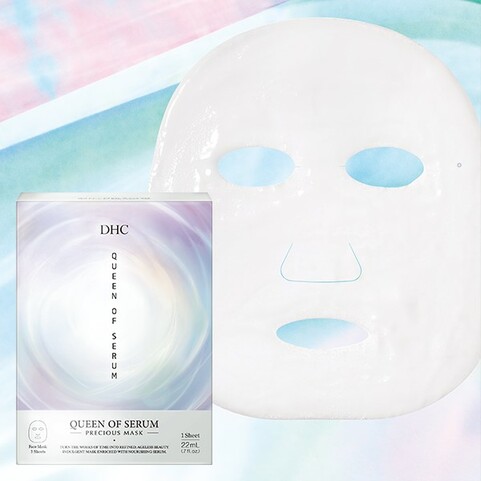 Пептидная антивозрастная маска для лица с лифтинг эффектом DHC Queen of serum precious mask
