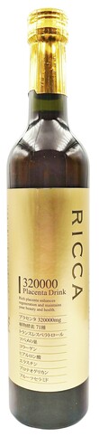 Плацентарный напиток Ricca с высоким содержанием плаценты 320000 мг и экстракта ласточкина гнезда, коллагеном для омоложения