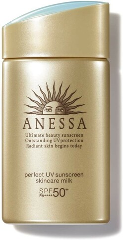 Солнцезащитное молочко для лица и тела Anessa Perfect UV Suscreen skincare Milk SPF 50+/PA++++ 