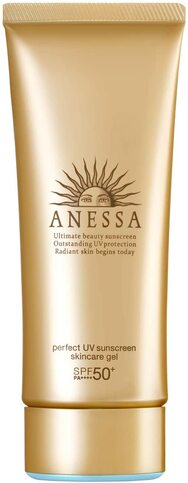 Солнцезащитный гель для лица и тела Perfect UV Sunscreen Skincare Gel SPF 50+/PA++++ Линия Anessa 
