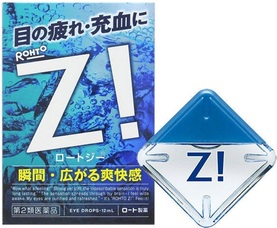 Мощные освежающие японские капли Z! ROHTO