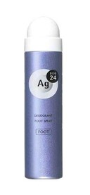 Спрей дезодорант-антиперспирант для ног с ионами серебра без запаха Ag DEO24 