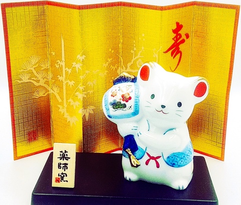 Японский сувенир мышь "Молот удачи"