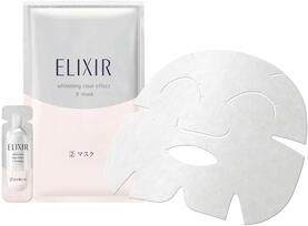 Двухфазная антивозрастная маска для сияния кожи Elixir Whitening Clear Effect Mask
